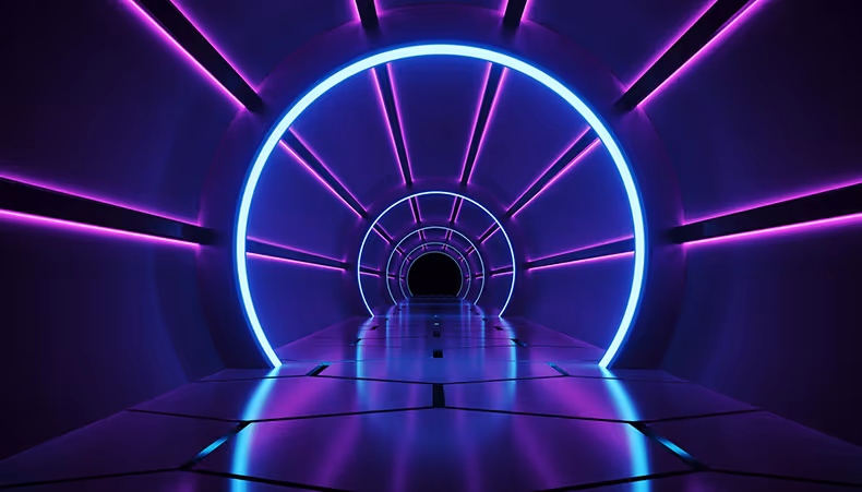 Abstract image showing AI