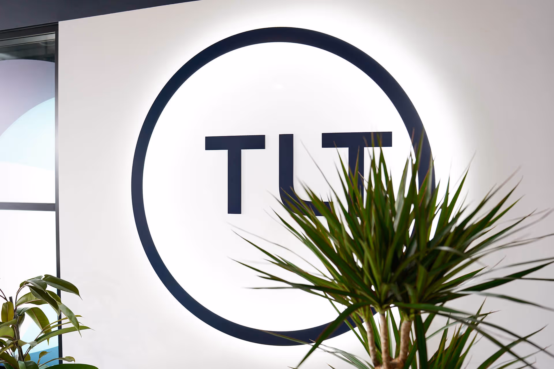 TLT logo at the new Edinburgh office