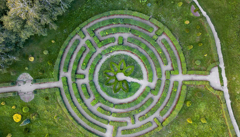 Green maze