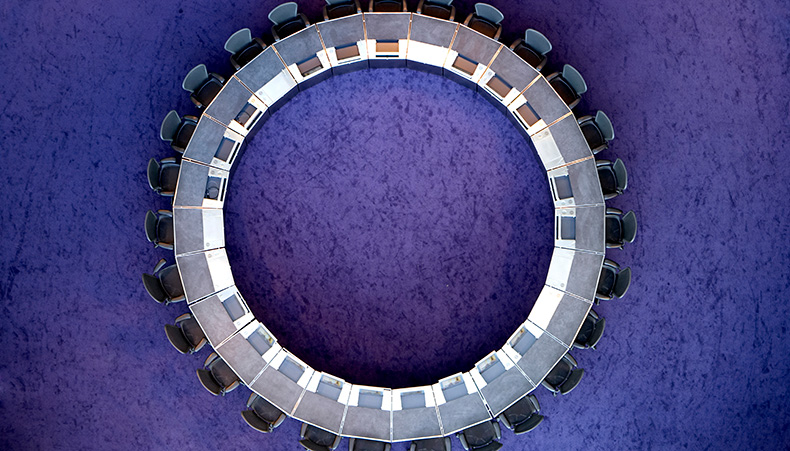 Boardroom from above