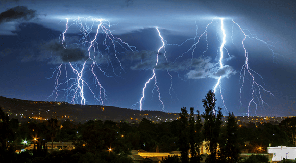 lightning strike