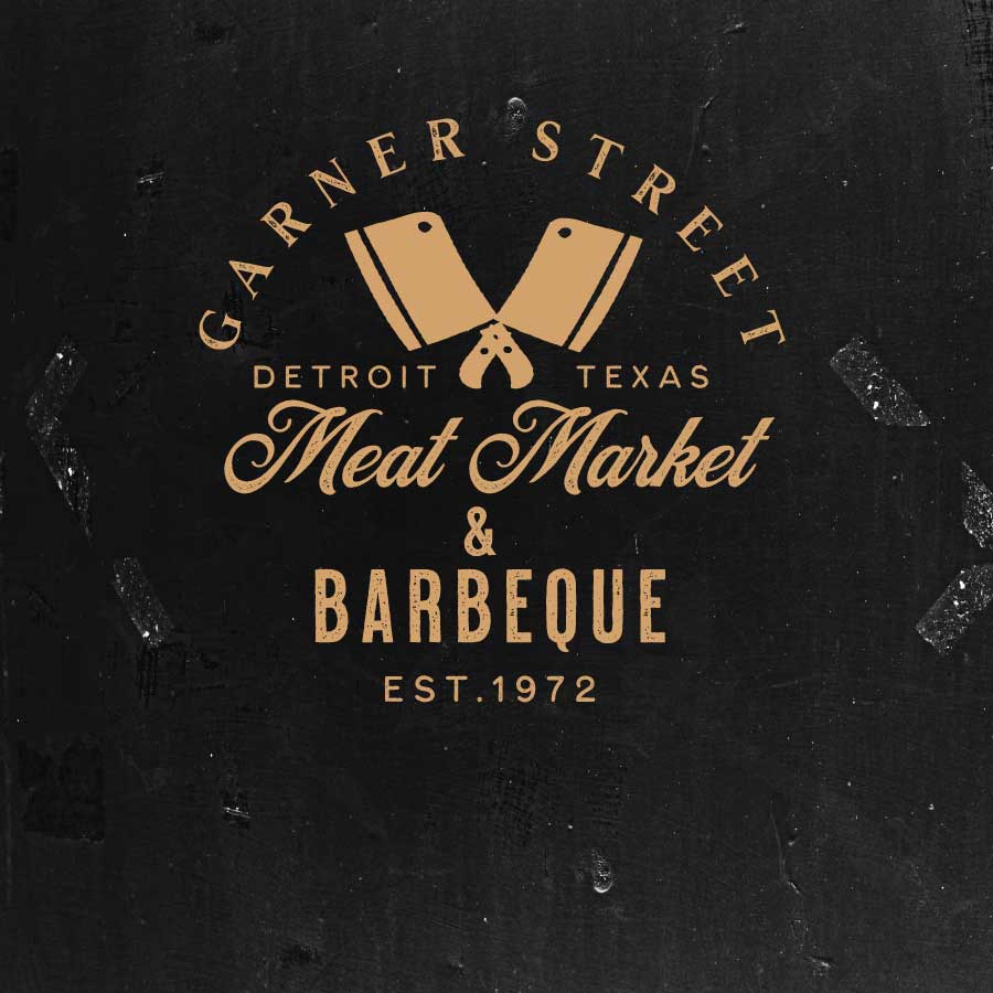Garner Street Market & BBQ Detroit Texas Logo