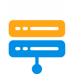 Stacked layers connected by a line, representing a phased adoption or progressive process.