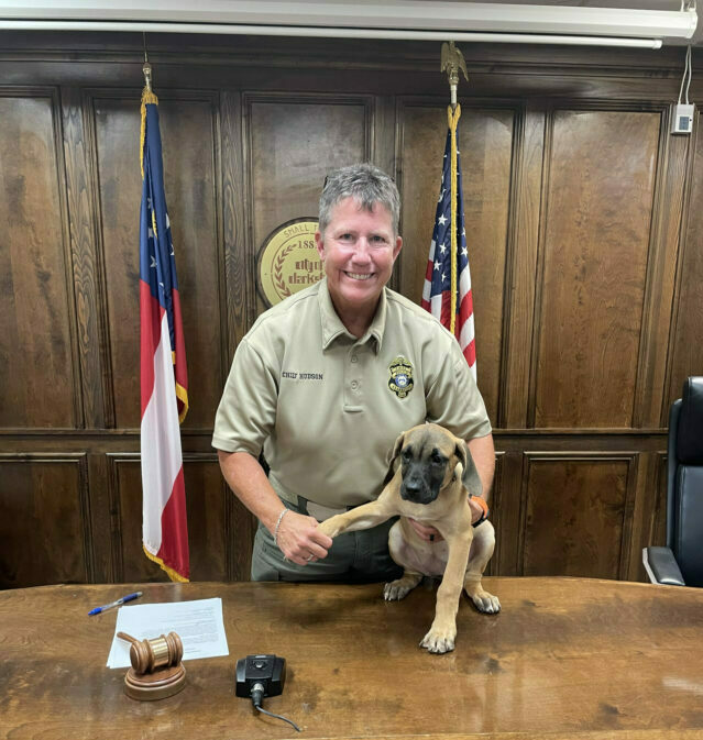 City of Clarkston Police Department’s newly sworn in K9 officer