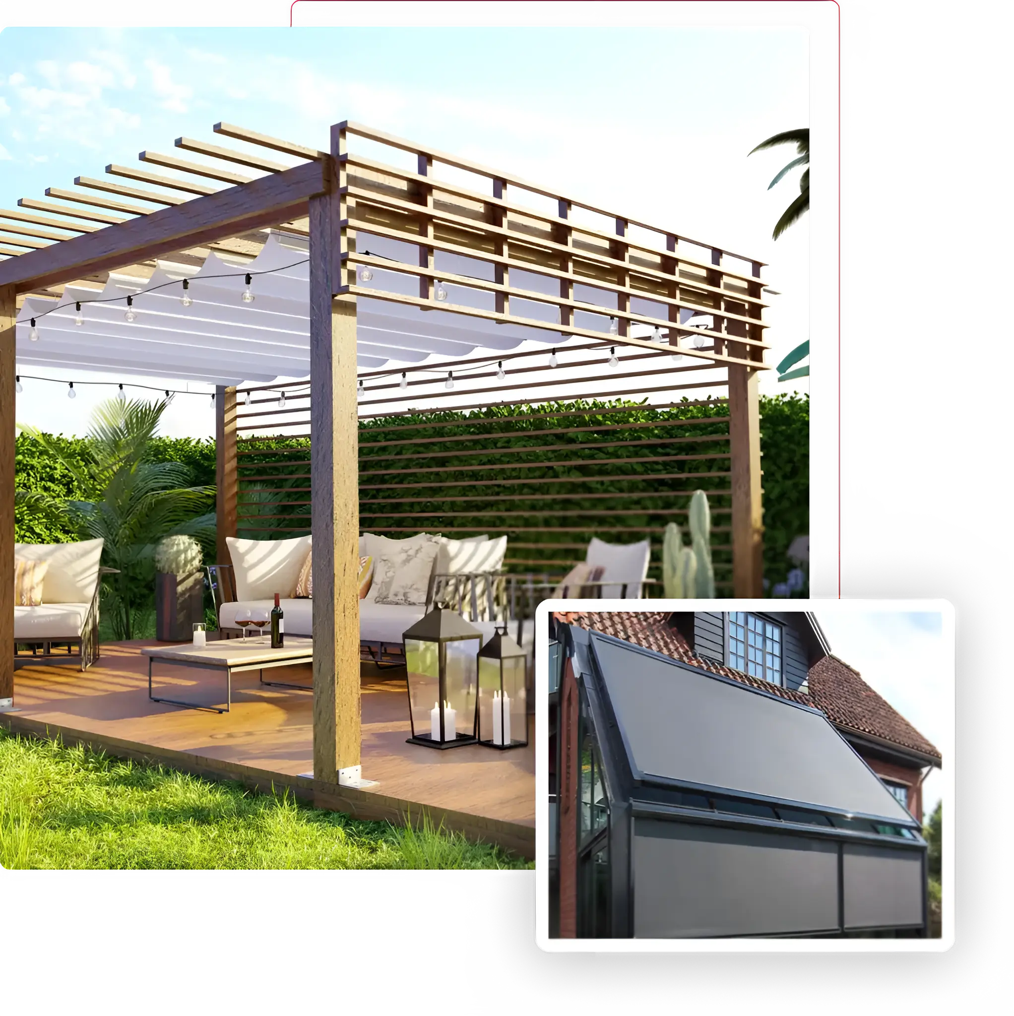 image of a roof awning