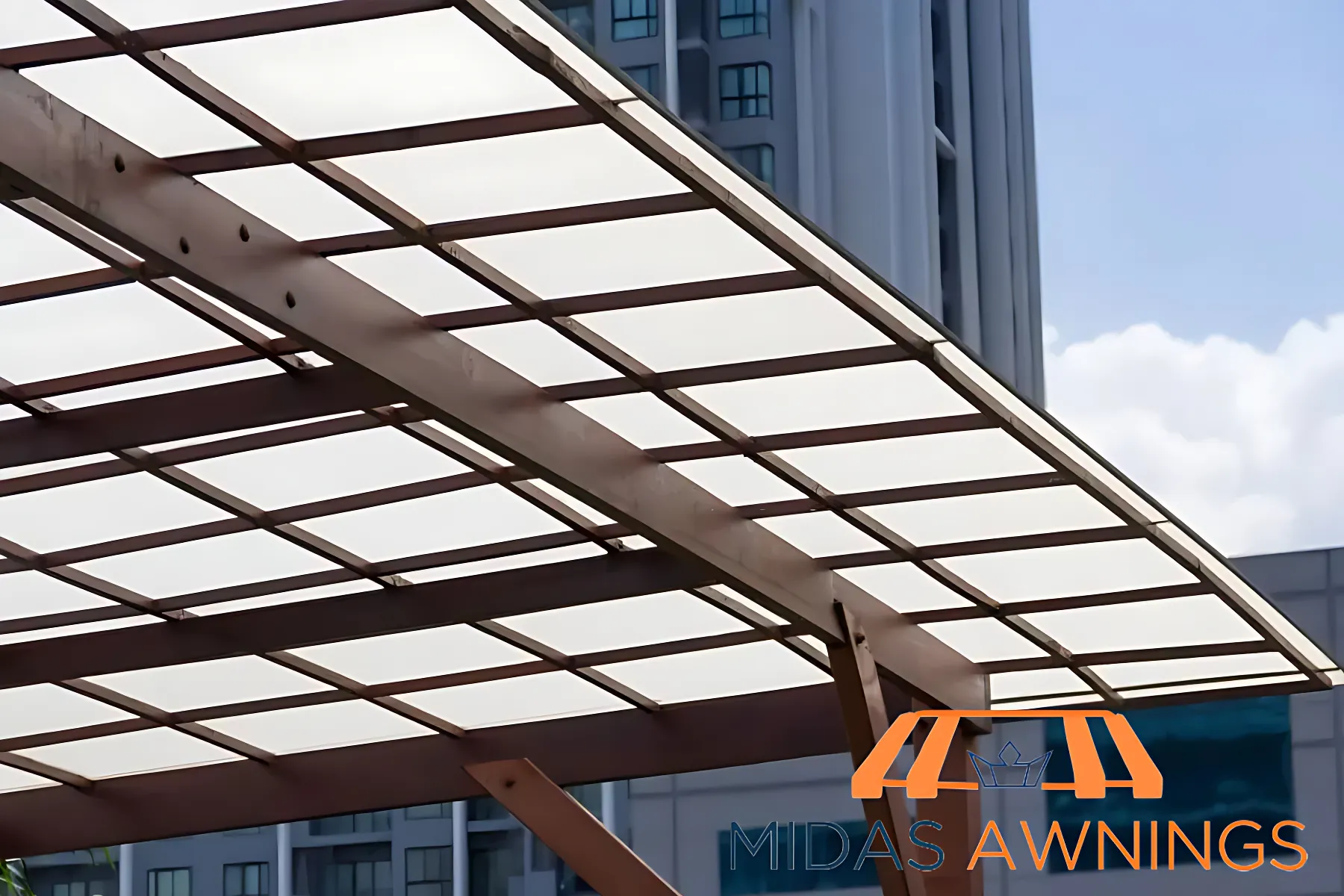 image of a polycarbonate roof