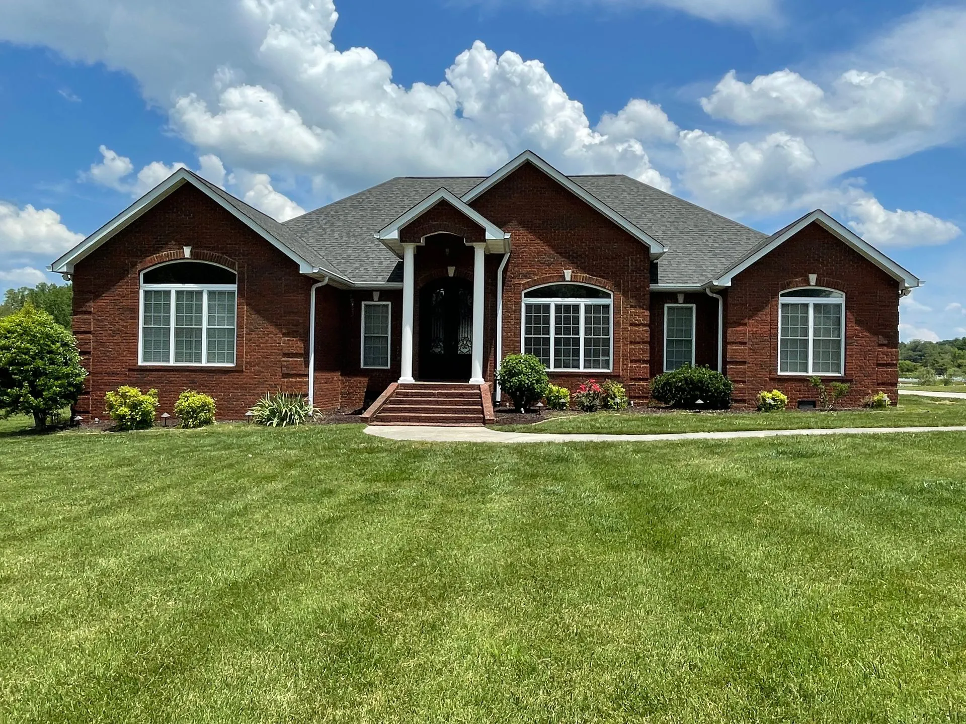 New Roof on Brick Home