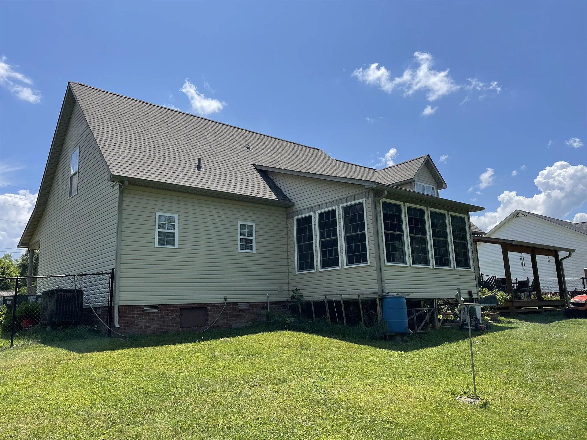 roof replacement project