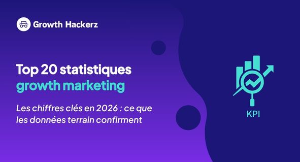 Top 20 statistiques growth marketing 2026 qui redéfinissent l'acquisition B2B