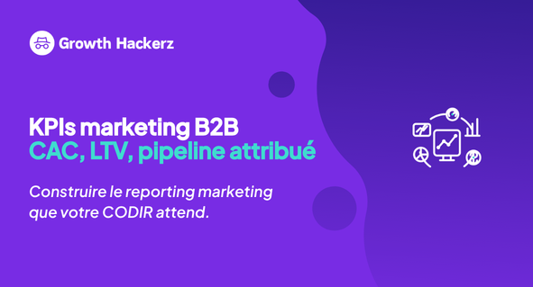 KPIs marketing B2B : le tableau de bord que vos dirigeants veulent vraiment voir