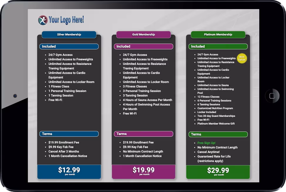 Sales Guru Data on an iPad