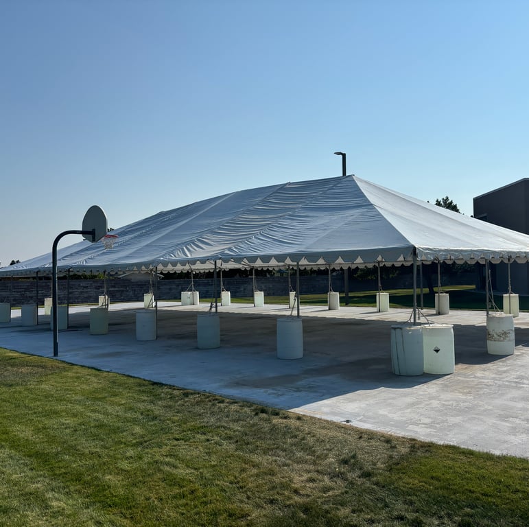 40x80 canopy rental in Salt Lake City