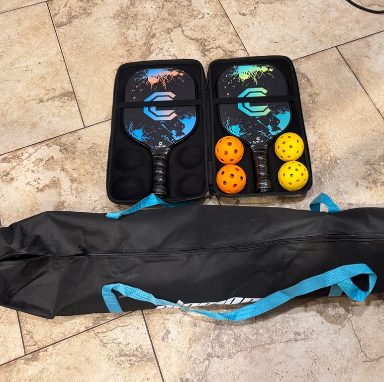 Pickleball Net, 4 Paddles, and 4 Balls rental in Provo