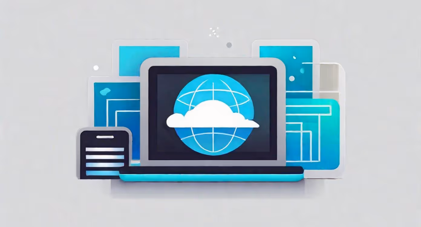 nykyaikainen käyttöliittymä verkkosivujen suunnittelussa.