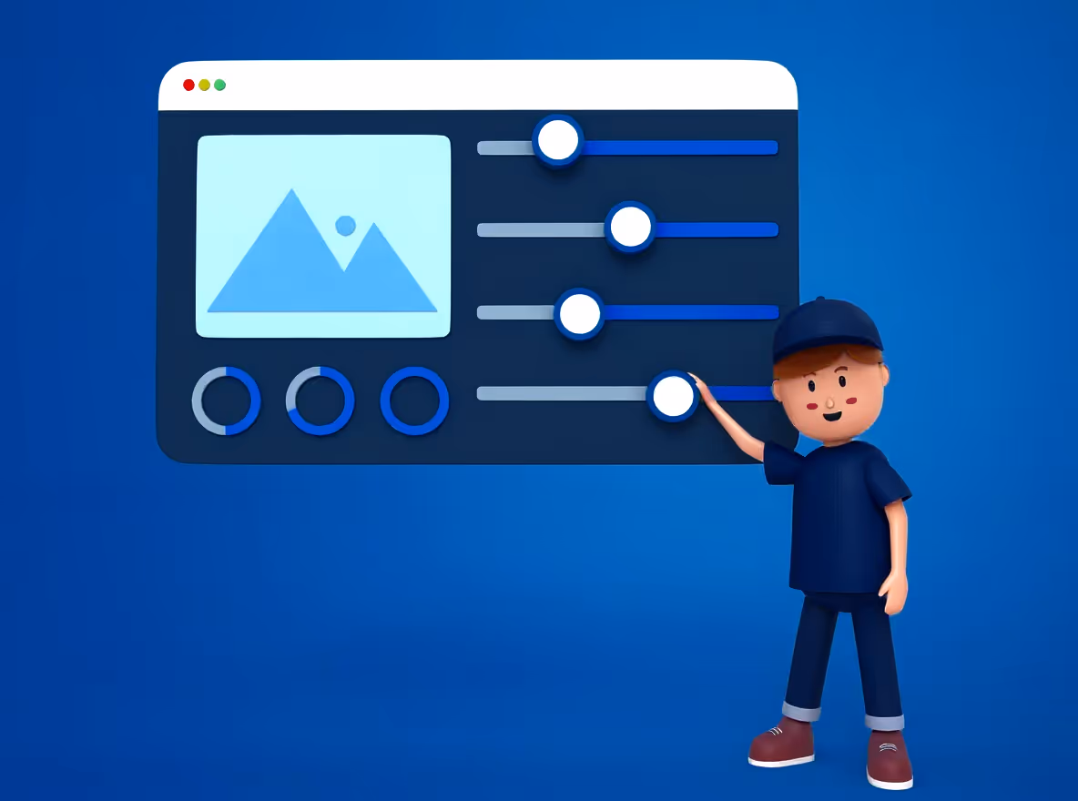 moderni ja tekninen verkkosivujen suunnittelukonsepti.