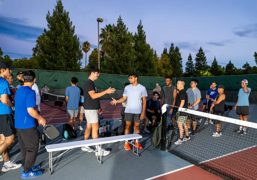 NETomas Pickle Pack pickleball community in Sacramento before their first community tournament, September 2025.