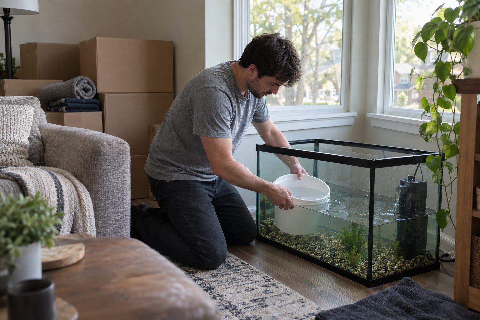 How To Move A Fish Tank