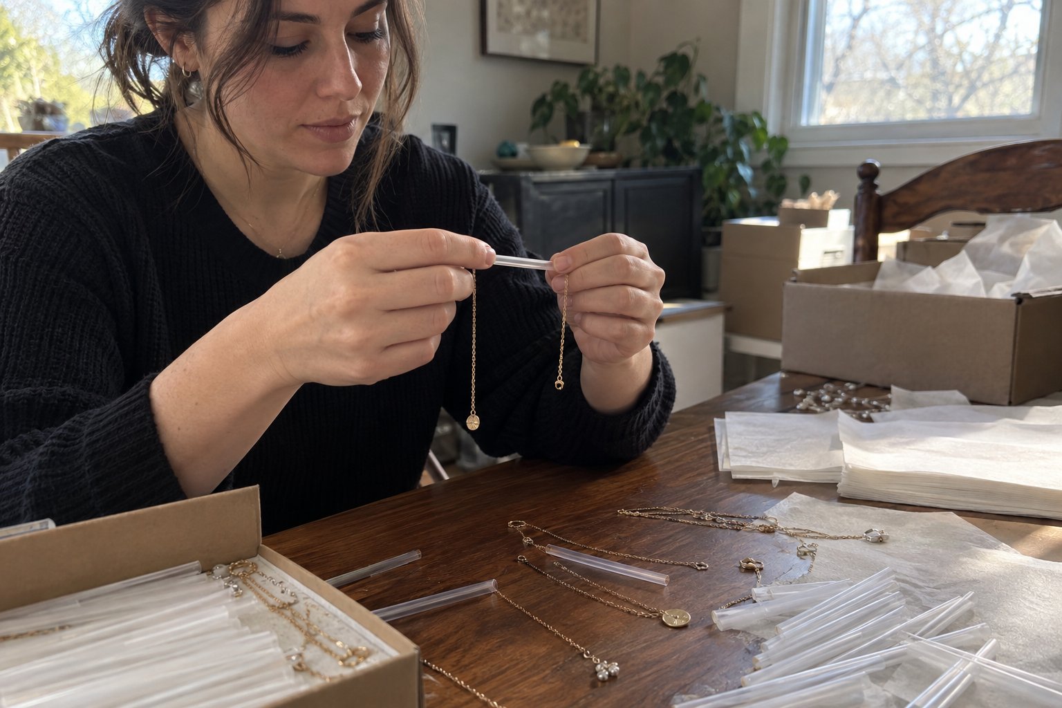 How To Pack Necklaces For Moving