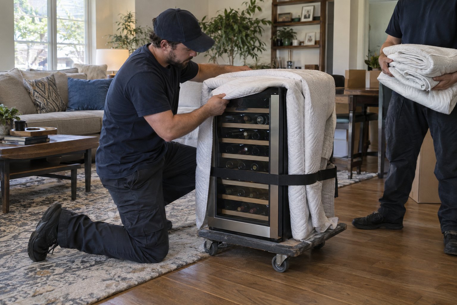 Can A Wine Fridge Be Transported On Its Side
