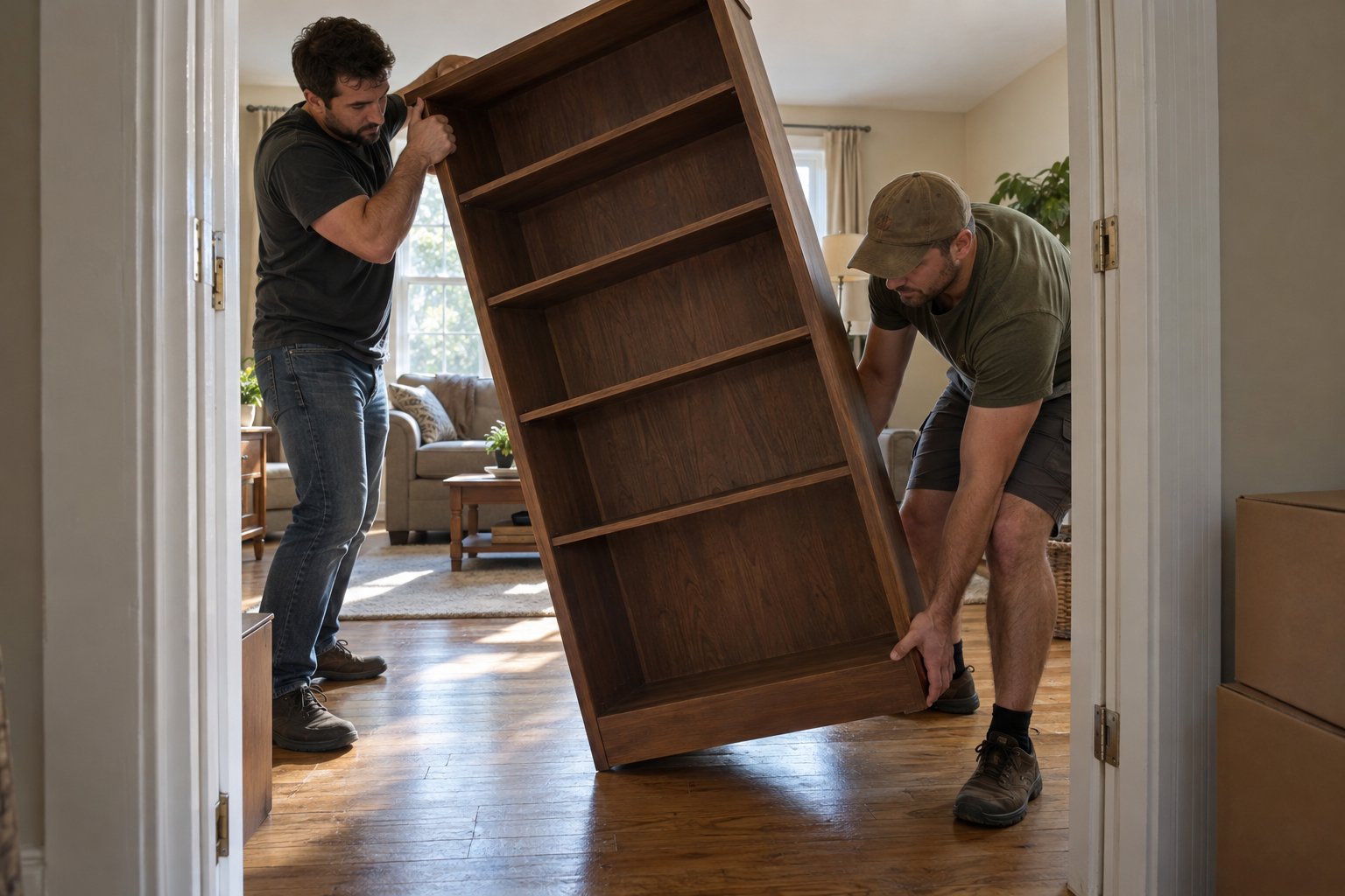 How To Move A Bookshelf