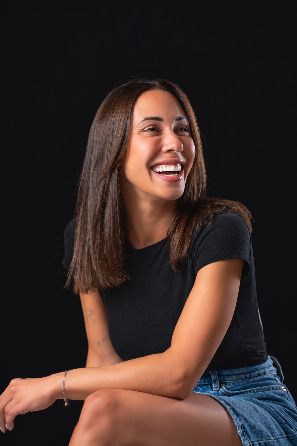 Portrait of hairstylist and content creator Maude Lavoie