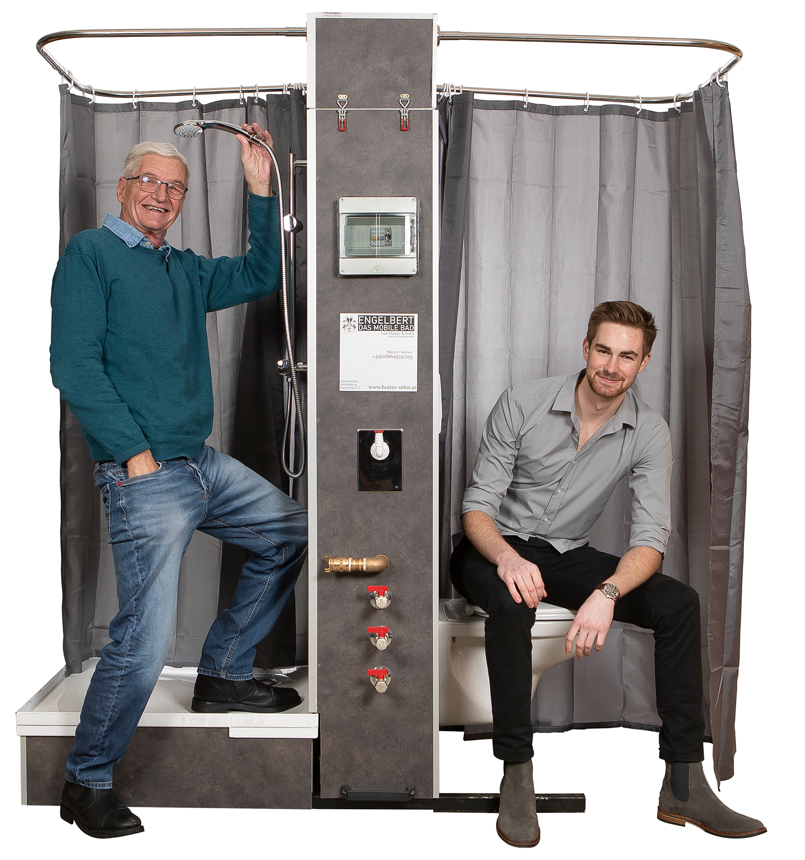 Badsanierung Tirol – mobiles Badezimmer Engelbert für staubarme Badrenovierung und Komplettbad Sanierung