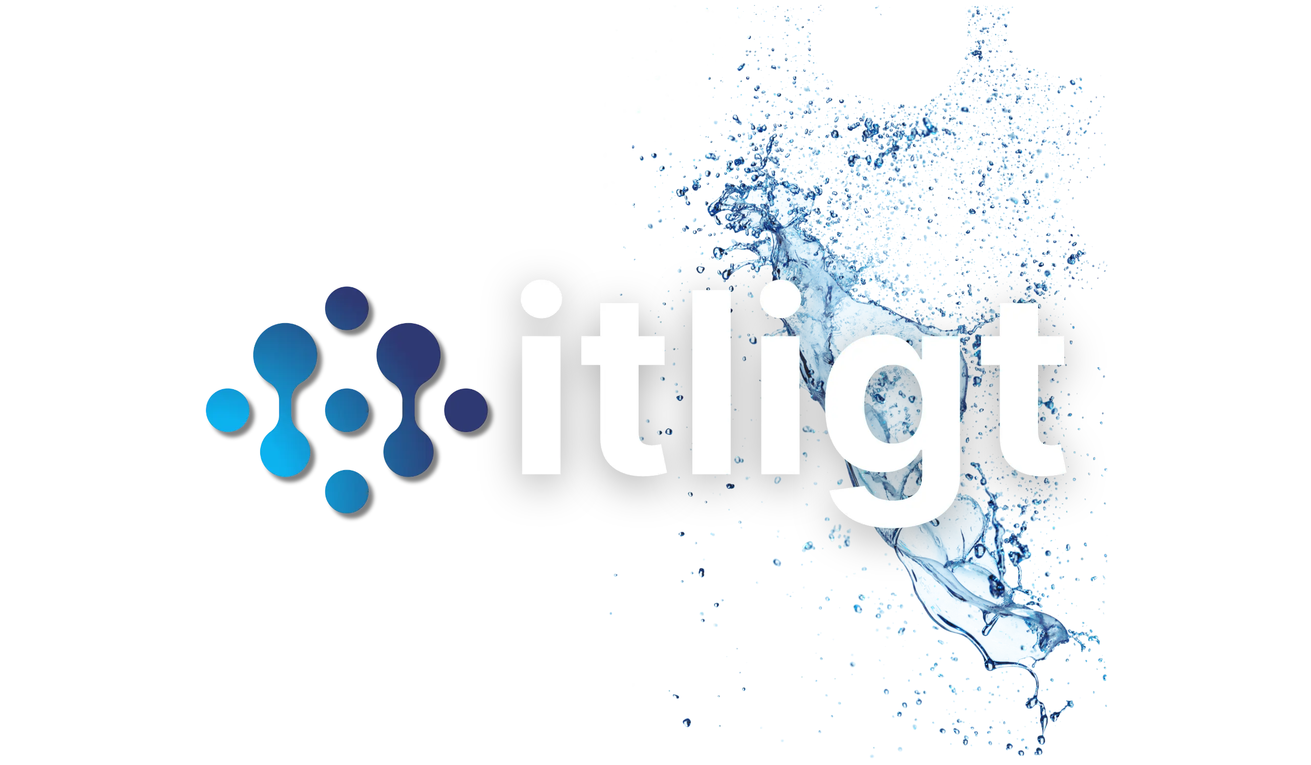 Website logo with a modern background