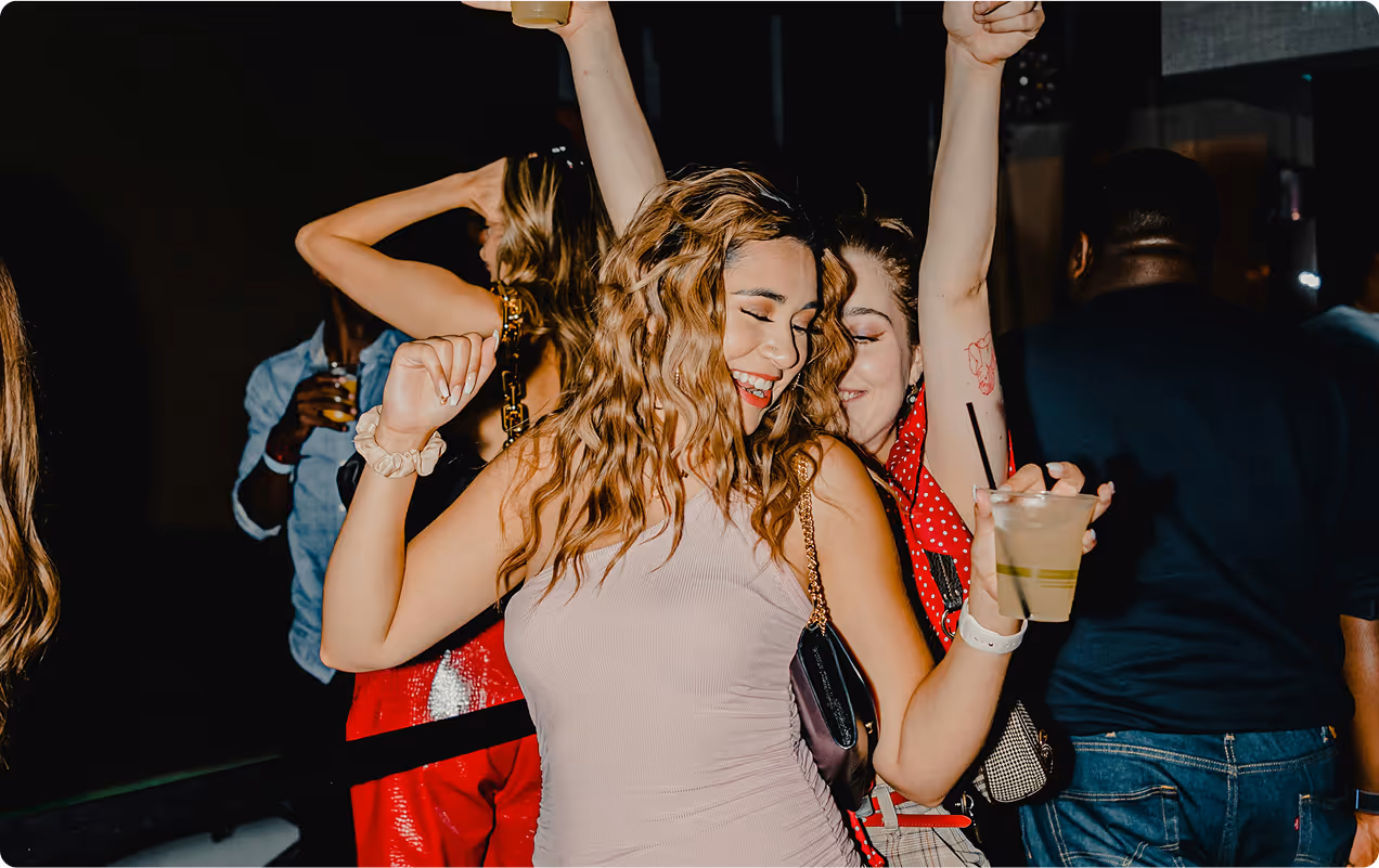 People dancing at a party