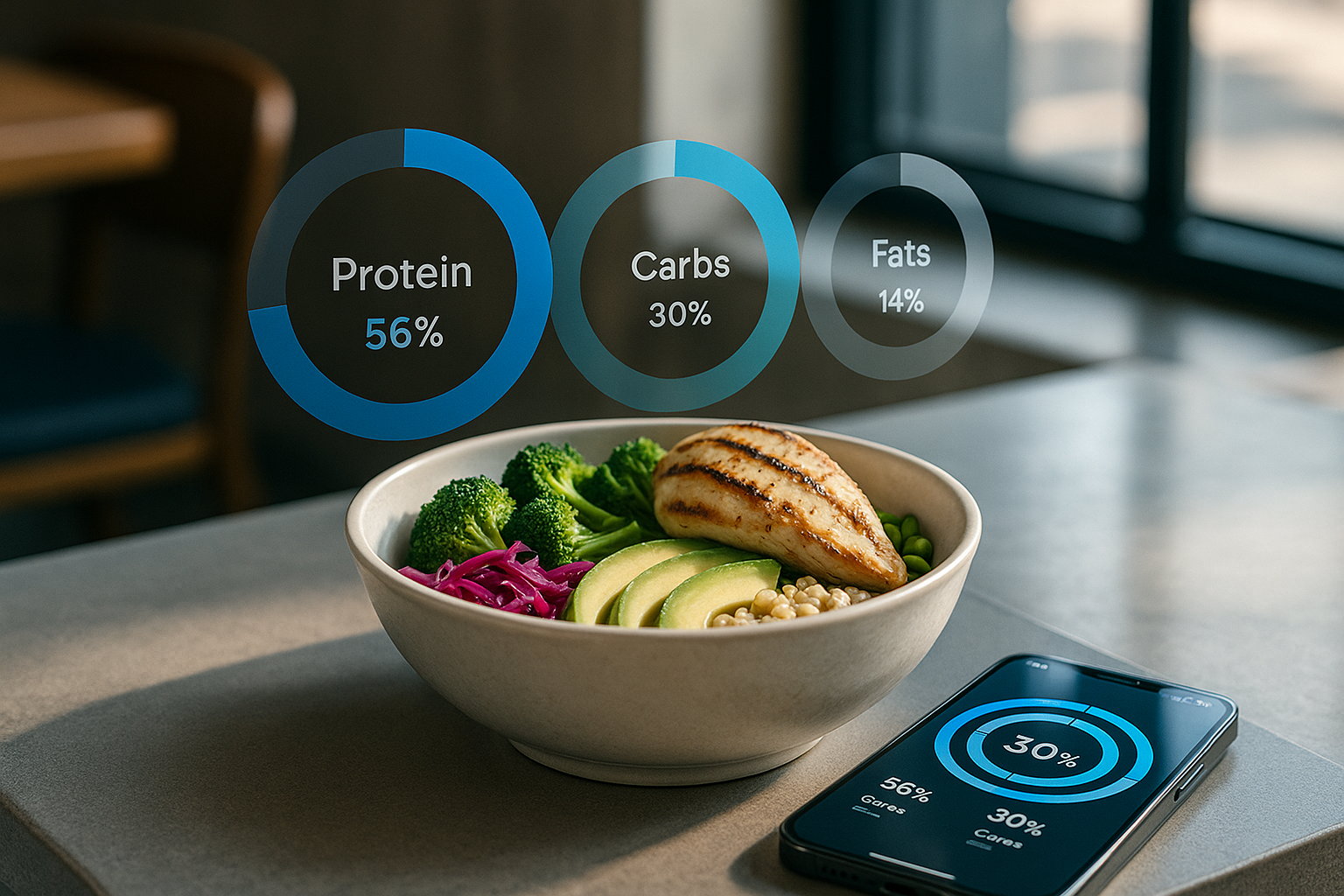 Athlete reviewing performance data post-session