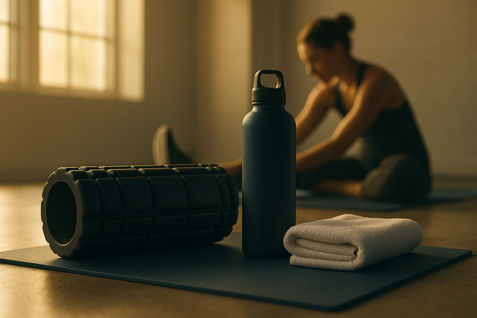 Mobility and recovery session in gym