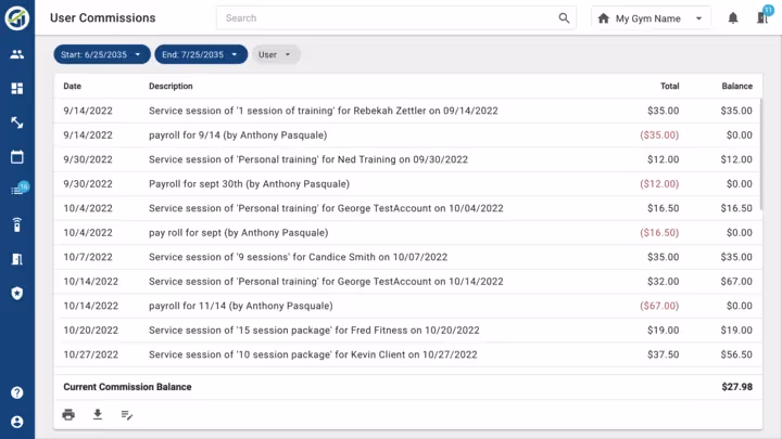 Employee Commissions