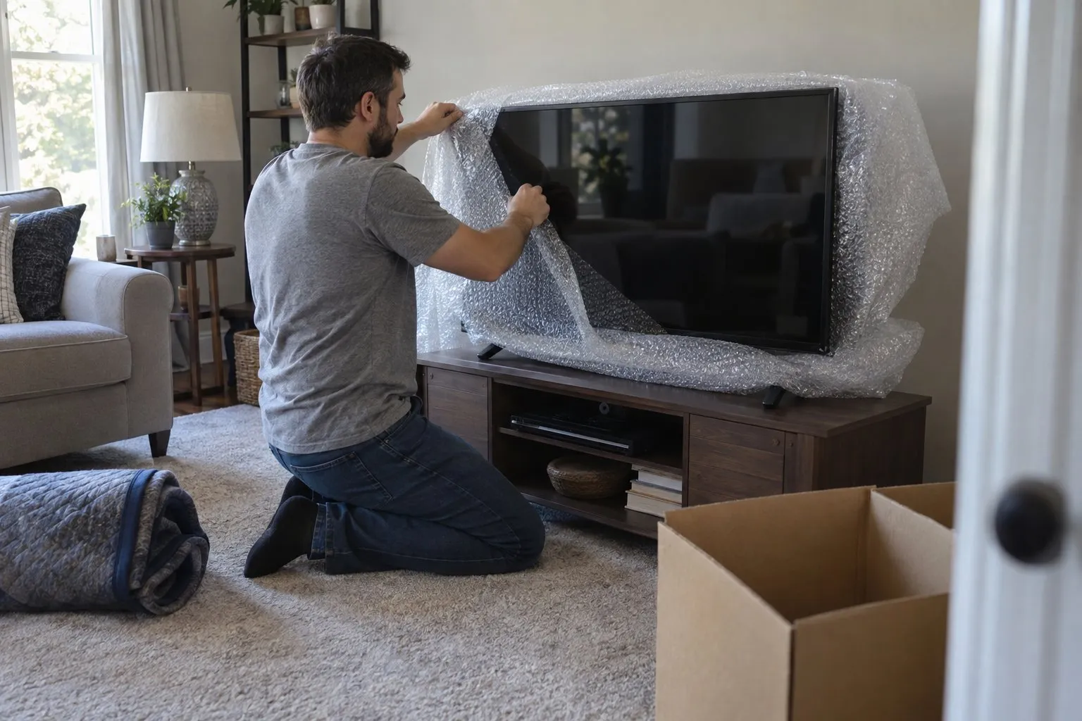 How To Move A Tv Without Cracking The Screen