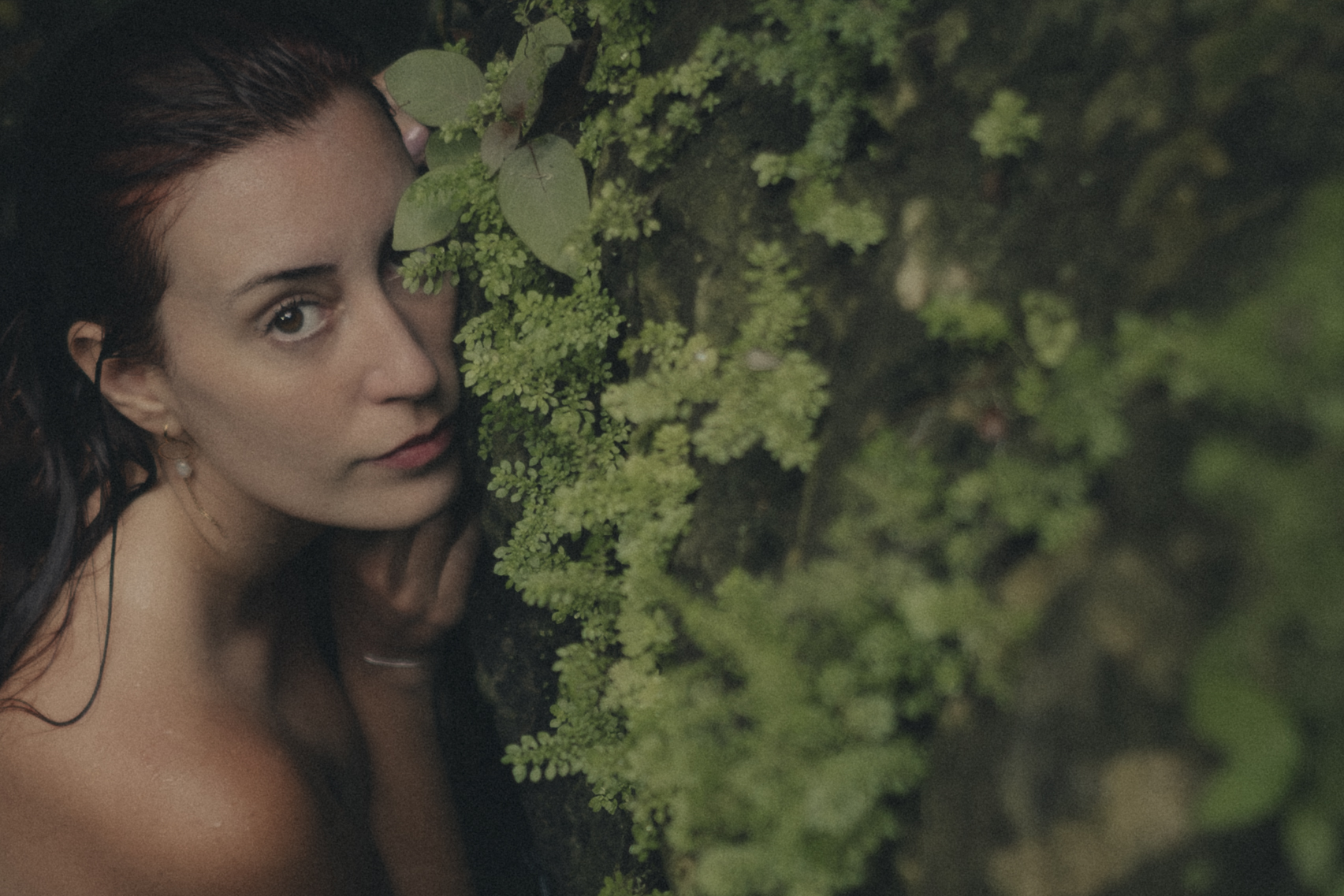 Delfina in a lush natural setting