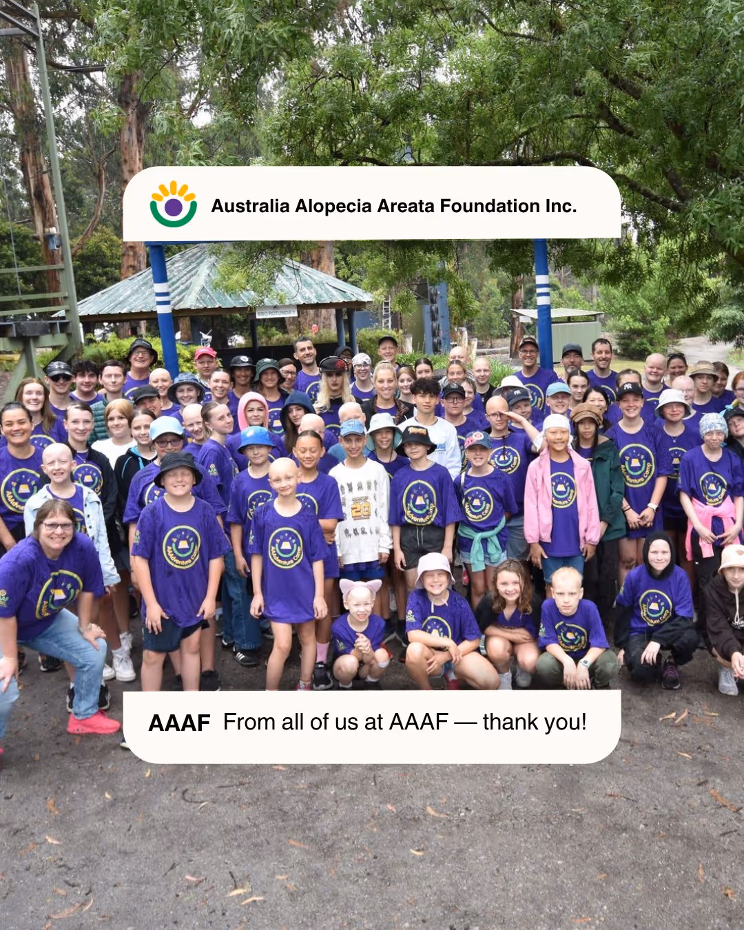 We’re proud sponsors of the Alopecia Areata Foundation of Australia (AAAF), and with heartfelt thanks, we acknowledge your role in supporting their work.