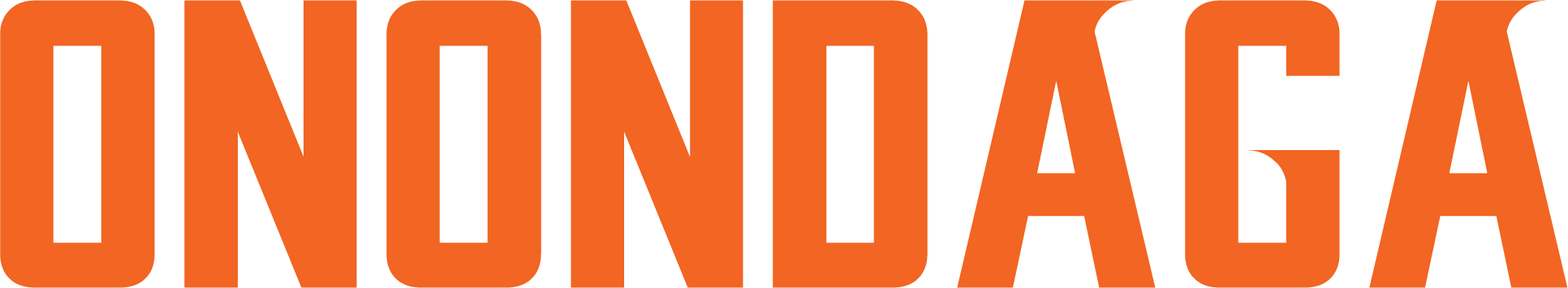 Bold orange text spelling UNONDJAGA.