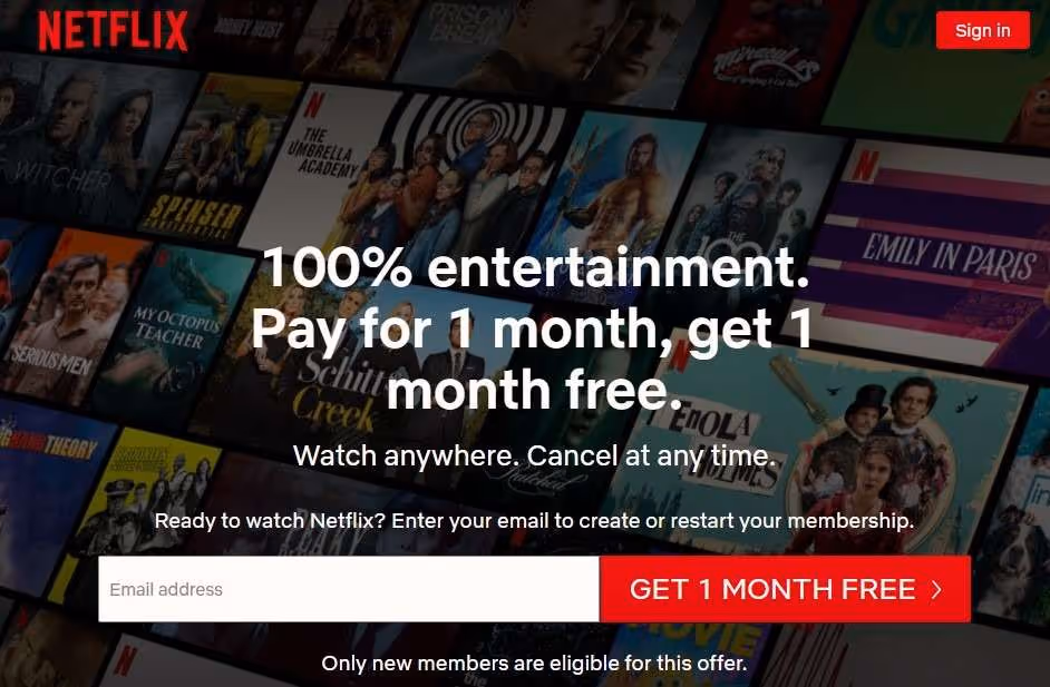 Netflix CTA