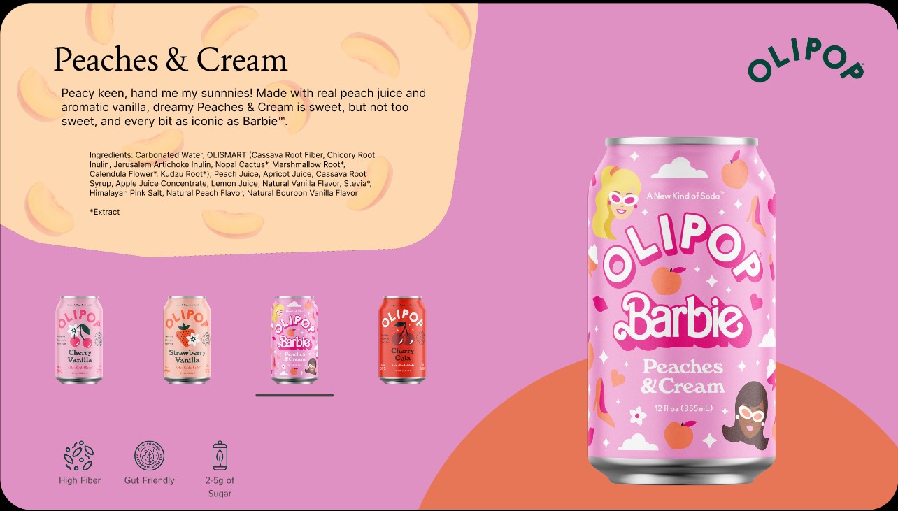 Peaches and cream olipop slide