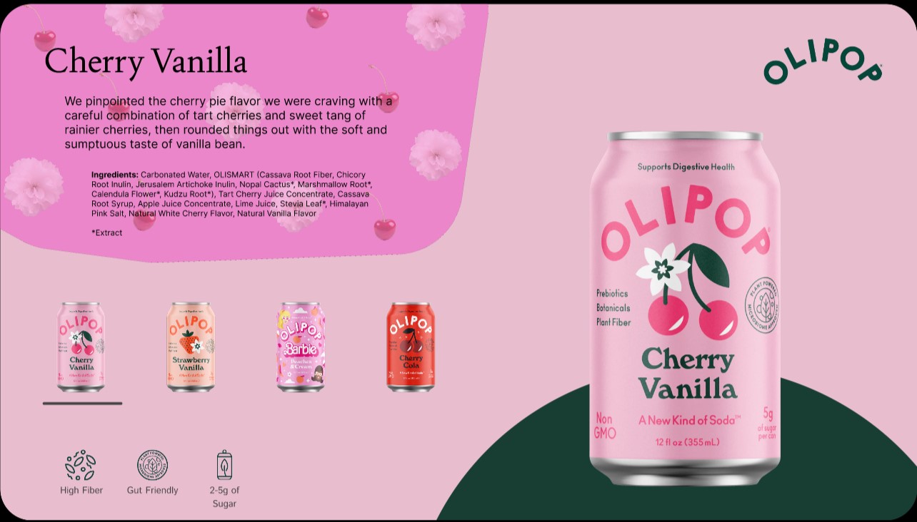 Cherry vanilla olipop slide