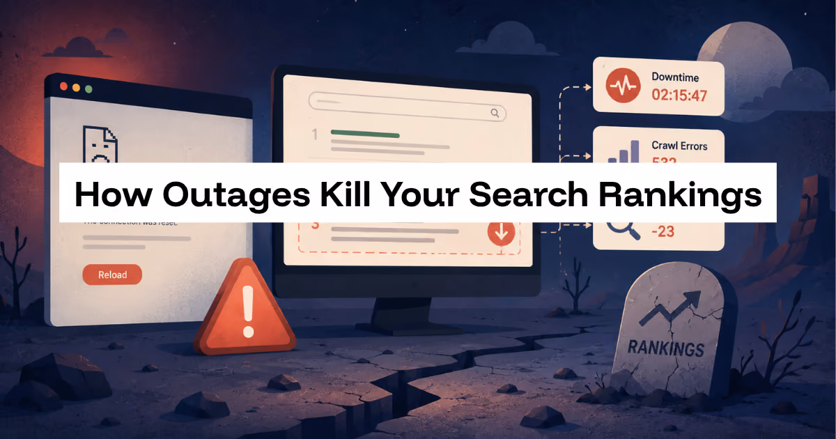 SEO and Website Downtime: How Outages Kill Your Search Rankings