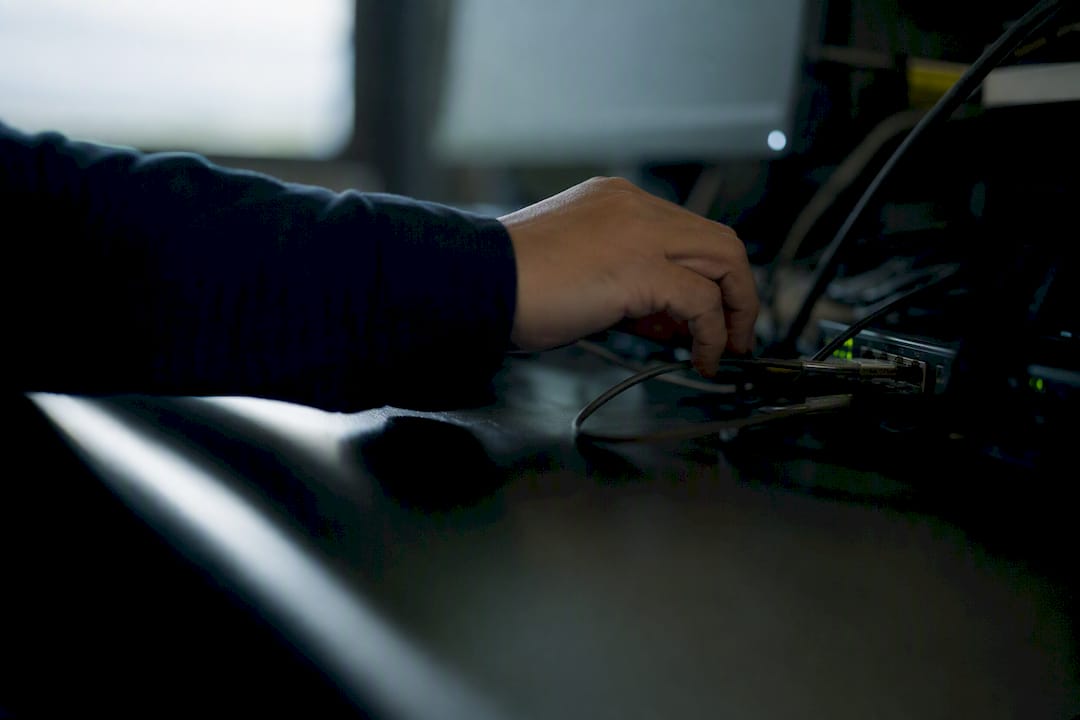 Tech workspace focused on compliance