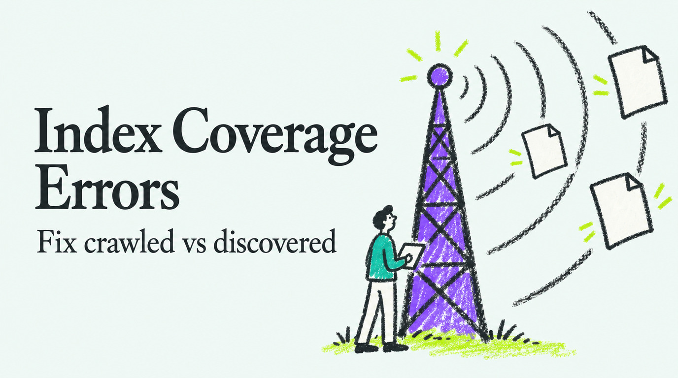 Stop Wasting Weeks on Index Coverage Errors: Fix Crawled vs Discovered