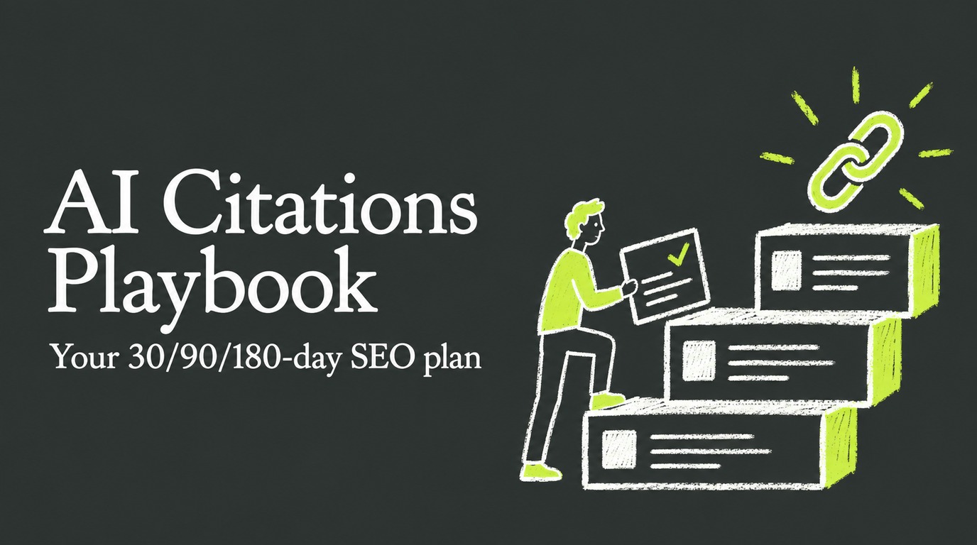 SEO Teams: 30/90/180 Playbook for AI Citations, Answer Capsules & PR