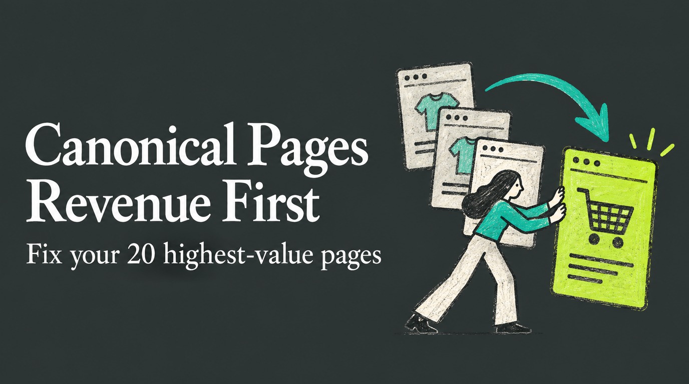 Prioritize Revenue: Fix 20 Canonical Pages Hurting Ecommerce Merchants