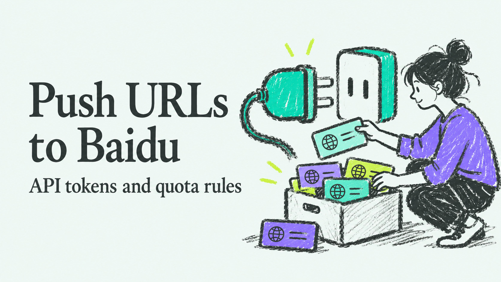 Push 2,000 URLs to Baidu with curl: API Tokens and Quota Rules
