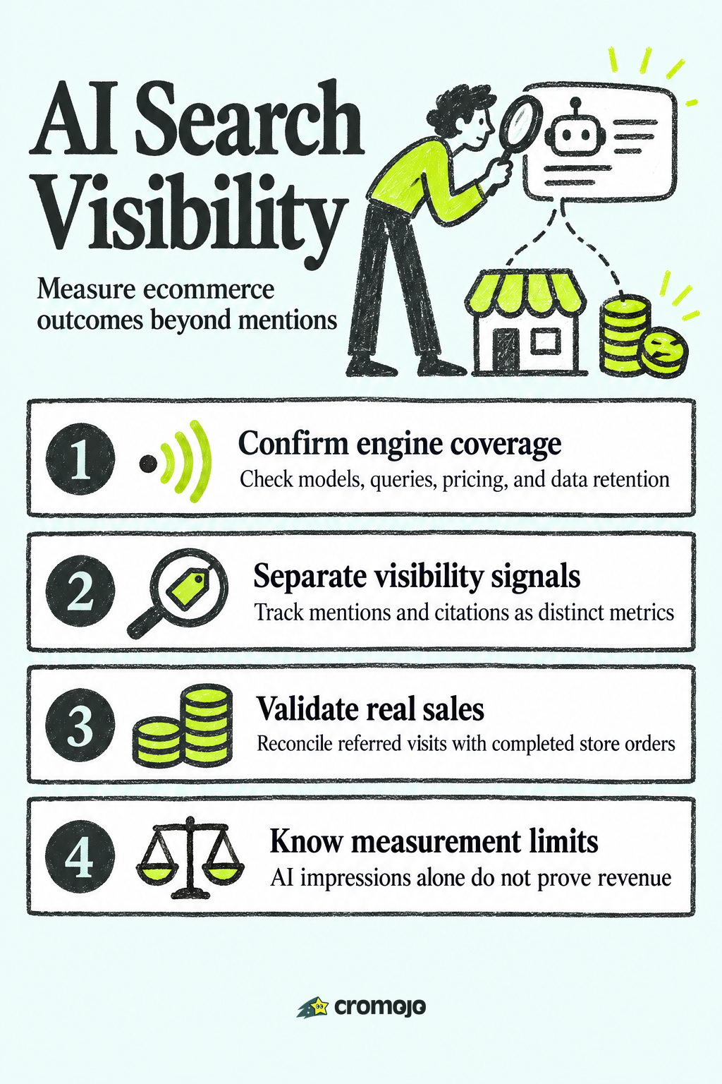 AI Search Visibility Tools: Track Ecommerce Revenue, Not Just Mentions