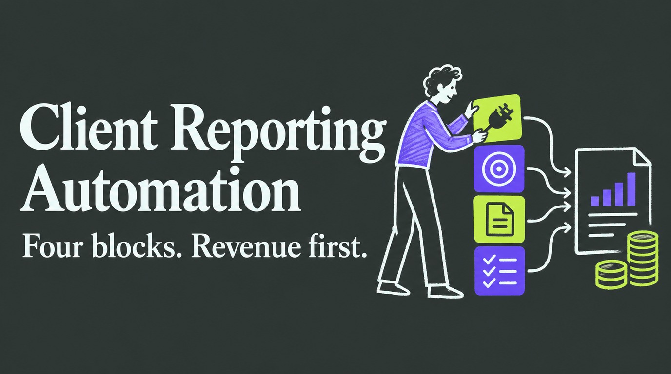 Client Reporting Automation: 4 Agency Blocks That Put Revenue First