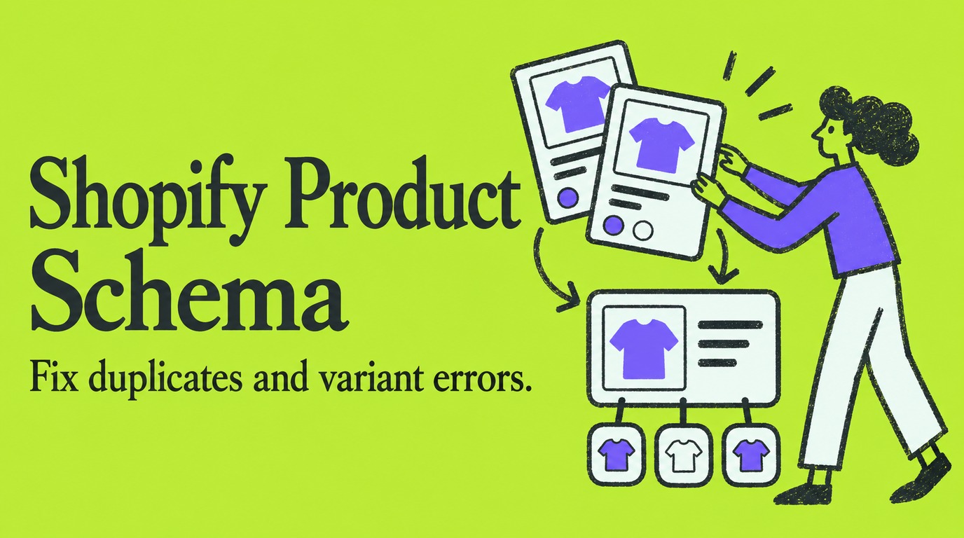 Shopify Product Schema: Fix Duplicate Markup and Variant Errors