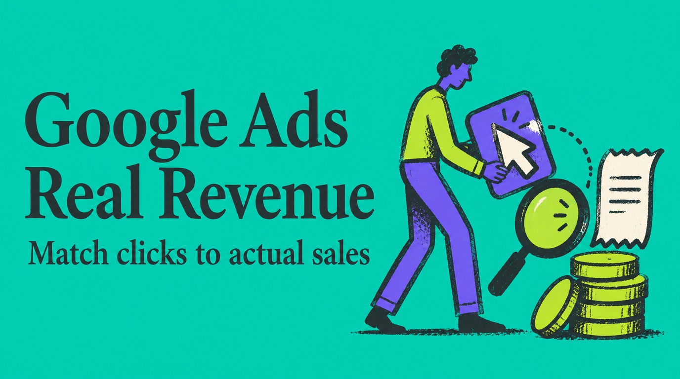 Google Ads Revenue Attribution: Match Ad Clicks to Real Sales