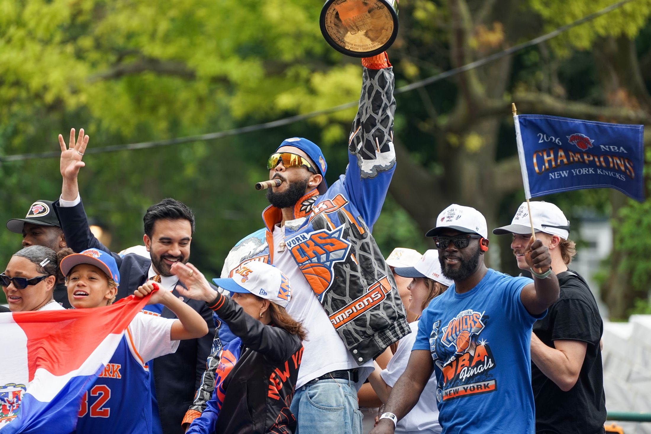 Knicks Parade — KAT & the Mayor