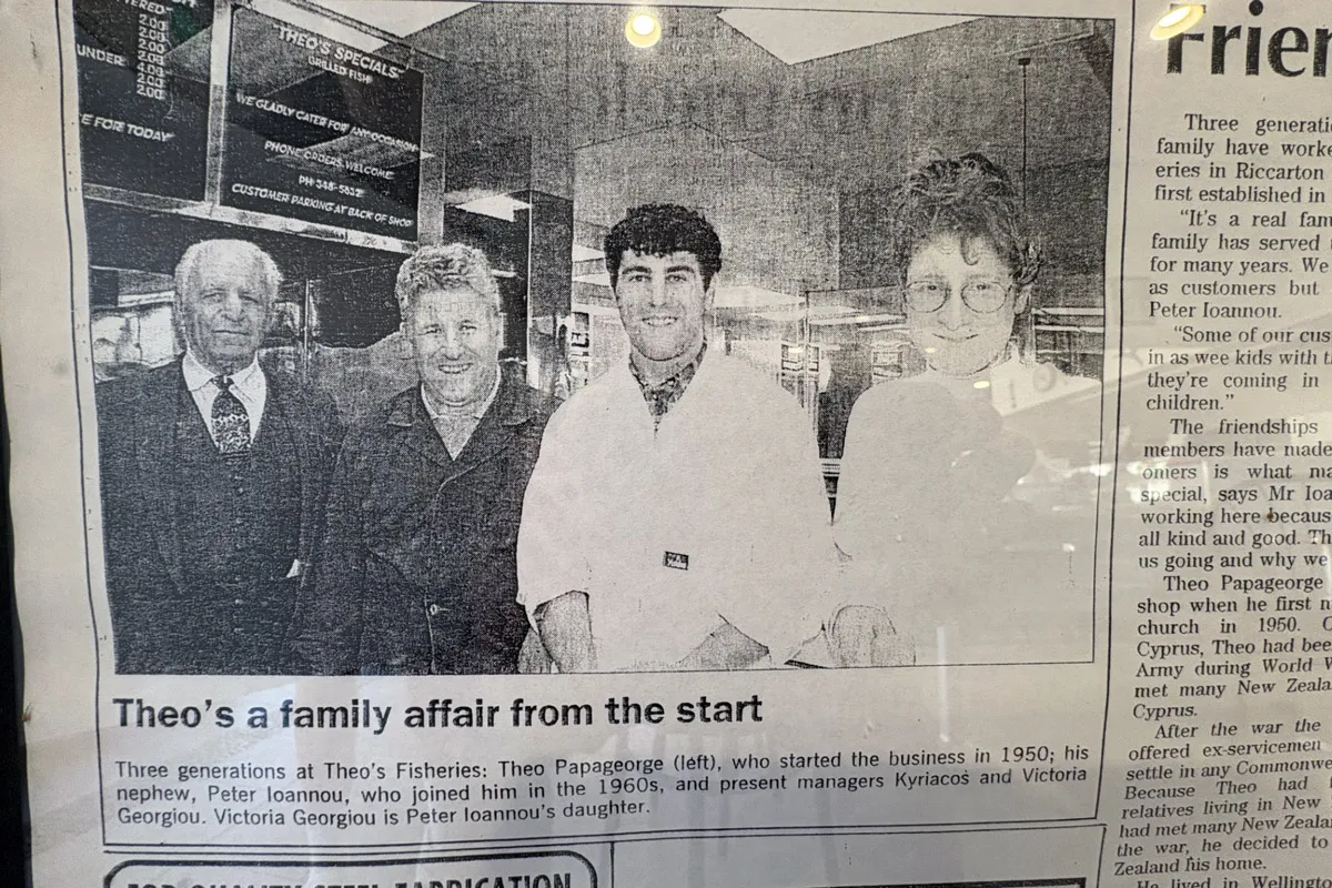 Full page ad in The Press following the first major shop renovation.